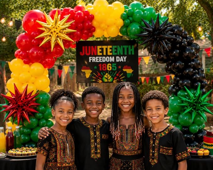 148Pcs Juneteenth Balloon Garland Arch Kit - Image 6