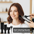 8 PCS Hair Highlighting Kit, Balayage Boards with Teeth and Hair Dye Brush, Hair Bleach & Color Tools Set with Gloves, Ear Covers, Cape, and Shawl, Professional Highlight Kit for Salon