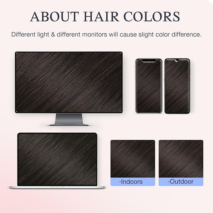 DOORES Clip in Hair Extensions Real Human Hair 18 inch 120g 7pcs Invisible Human Hair Extensions Clip ins, Injected Seamless PU Clipins Virgin Invisi Edge Natural Straight, 2A Light Dark Brown