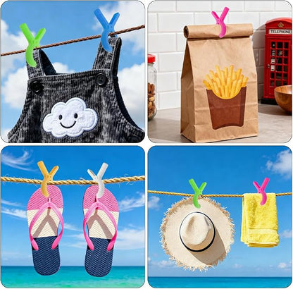 10 Pack Large Beach Towel Clips - Image 6
