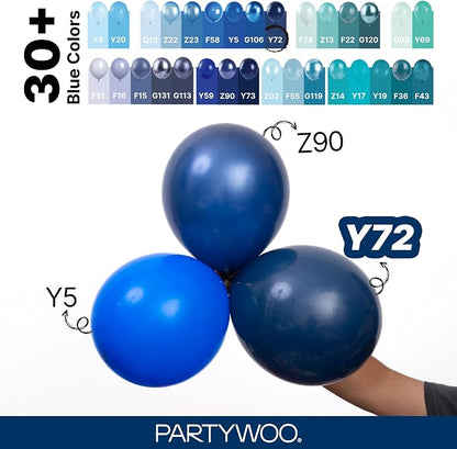 PartyWoo Navy Blue Balloons 127pcs Dark Blue Color 36 18 12 10 5 Inch | 36 18 - Image 4