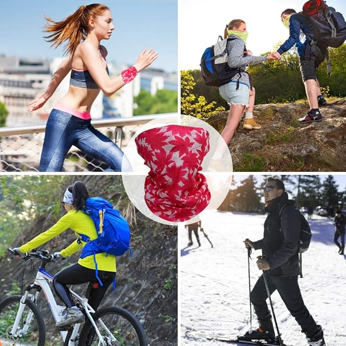 Face Mask Bandanas Neck Gaiter Headwear Magic Scarf Headband for dust Sun Wind