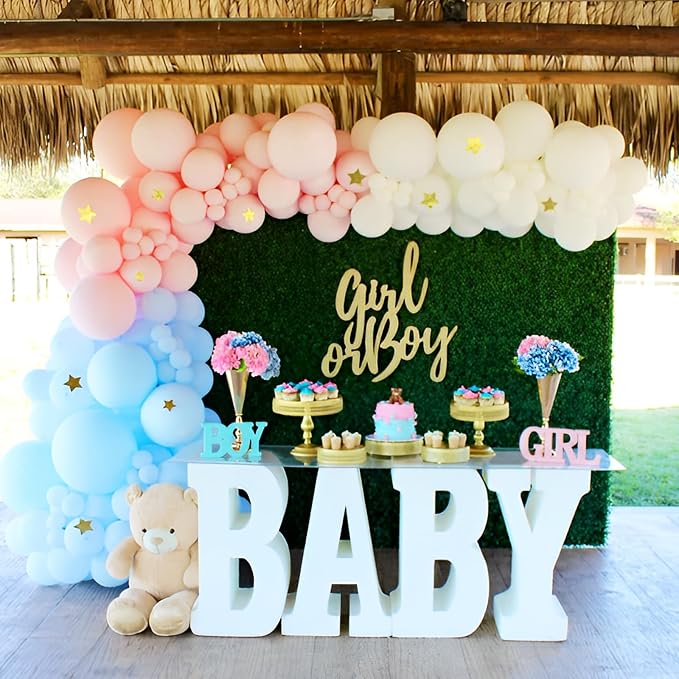 Voircoloria 66pcs Light Blue Baby Blue Latex Party Balloons, 12inch | - Image 5