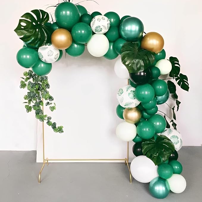 Voircoloria 66pcs Dark Green Latex Party Balloons, 12inch | - Image 4