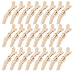 24 Pack Alligator Hair Clips, Professional Clips for Hair Sectioning, Hair Styling Accessories for Women Men Girls Teens，Khaki