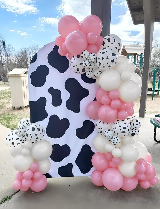 Cowgirl Balloon Arch Kit with Cow Print Balloons - Image 7