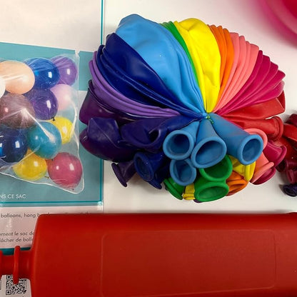 Multicolor Plastic Balloon Drop Bag - Image 3