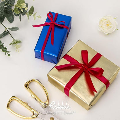 Ribbli Double Faced Red Satin Ribbon, 1/4” x Continuous 25 Yards, Use - Image 5