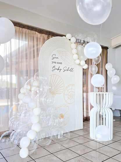 KBZVNAF Clear Latex Party Balloons 50 Pack 12 inch | Transparent Helium Balloons - Image 3