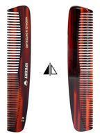 #62 Handmade Wide Narrow Tooth Comb Tortoise Havana Acetate Thick Coarse Curly Thin Fine Straight Hair Detangling Parting Grooming Teasing Hair Styling Hairdresser Barber Hairdressing Wet Dry