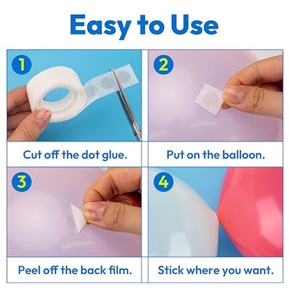 Balloon Arch Kit for Garland, 8 Rolls Balloon Tape, 839.9ft Strip | Clear - Image 3
