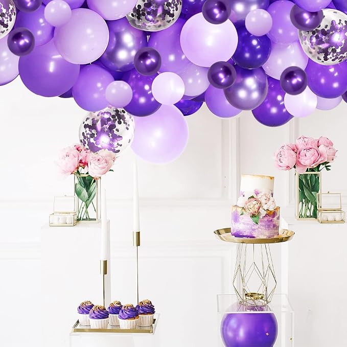 Purple Shades Balloons Garland Arch Kit - Image 9