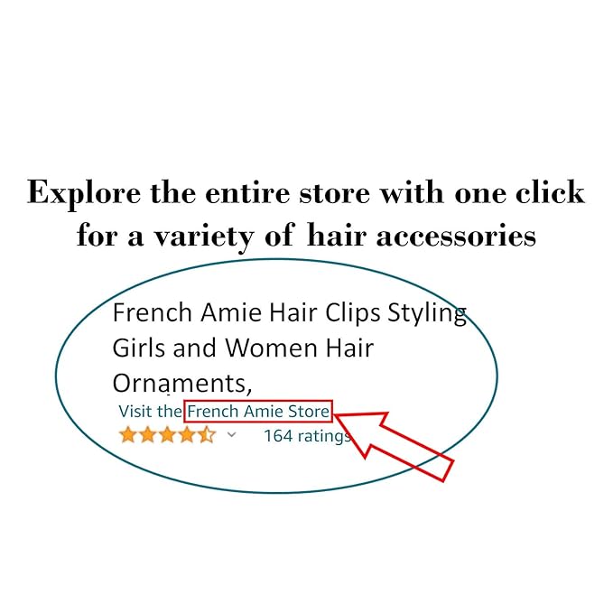 French Amie Fine 1" Wide Rectangular Celluloid Handmade Onyx Automatic Hair Barrettes for Women French Hair Clips