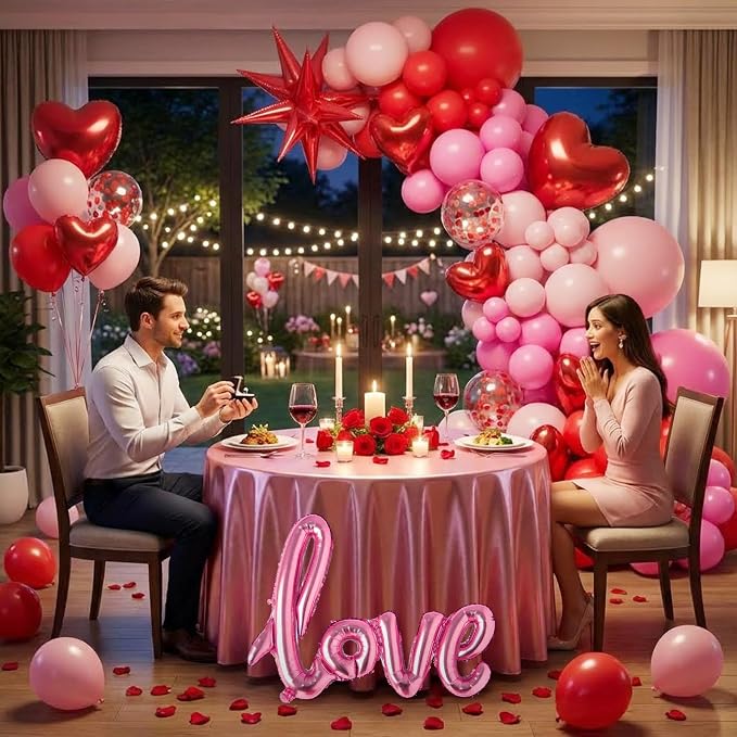 Valentines Day Balloon Garland Arch Kit - Image 3