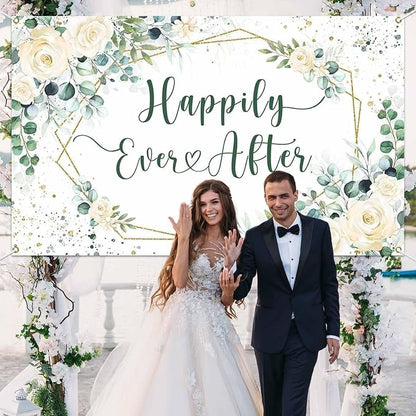 Mocsicka Happily Ever After Backdrop Banner - Image 2