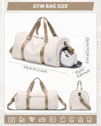 Gym Bag Womens,Travel Duffel Carry on Bag Sport Tote Bag Weekend Overnight Bag