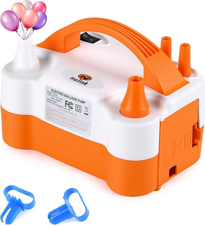 Balloon Pump Electric Portable Dual Nozzle | Air Pump by NuLink