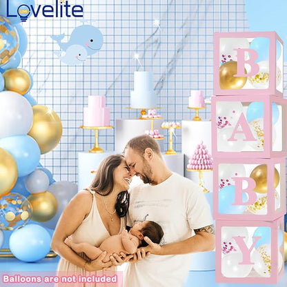 Lovelite Pink Baby Boxes with Letters - Image 5