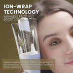 LENA Geniecurl Auto Hair Curler Ion Wrap Transparent Curling Wand with 1" Ceramic Ionic Barrel and Smart Anti-Stuck Sensor, Pro Styling Tool for Long and Medium Length Hair