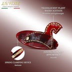 2026 Italian Original Handmade Hair Barrette, Christmas Hair Clip for Women, Plant-Based Acetate France Barrette for Birthday Girls, Durable Styling Hair Accessories for Girls-Steed Whisper