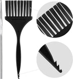 3 Sets Hair Coloring Kit, Includes PVC Hair Coloring Caps with Styling Tools, Disposable Dye Shawl, Gloves, Brushes for Dyeing(Blue)