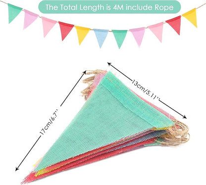 G2PLUS Bunting Banner, Triangle Flag Garland, Pennant Banner Flags, Pride Month - Image 2