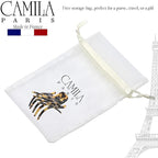 Camila Paris CP3475 French Hair Clip for Women, Hand-Made Hair Side Clips, 2 Inch Girls Hair Claw Clips Jaw Fashion Durable Styling Hair Accessories for Women, Strong Hold No Slip Grip, Made in France