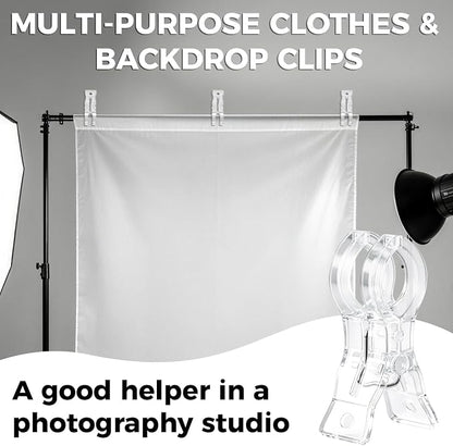 Balloon Arch Clips, Large Clear Spring Clamps - Image 5