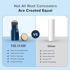 TRUHAIR Jumbo Color & Conceal Waterproof Root Touch Up Hair Color for Gray Hair Coverage - Instant Root Cover Up Hair Powder for Women & Men - Bald Spot Concealing, Hairline Filling (Dark Brown)