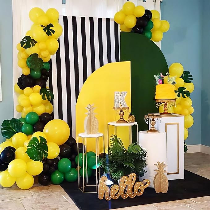 Green and Yellow Balloons, Tractor Balloons Football Sport Theme Balloon - Image 3
