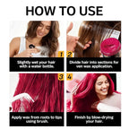 6 Colors Temporary Hair Color Wax for Christmas Party-Green Purple Orange Pink Red Blue Washable Dye for Kids, Men&Women | Stocking Stuffers | Non-Sticky Hair Dye Wax for Cosplay Party&Daily Fun(4 oz)