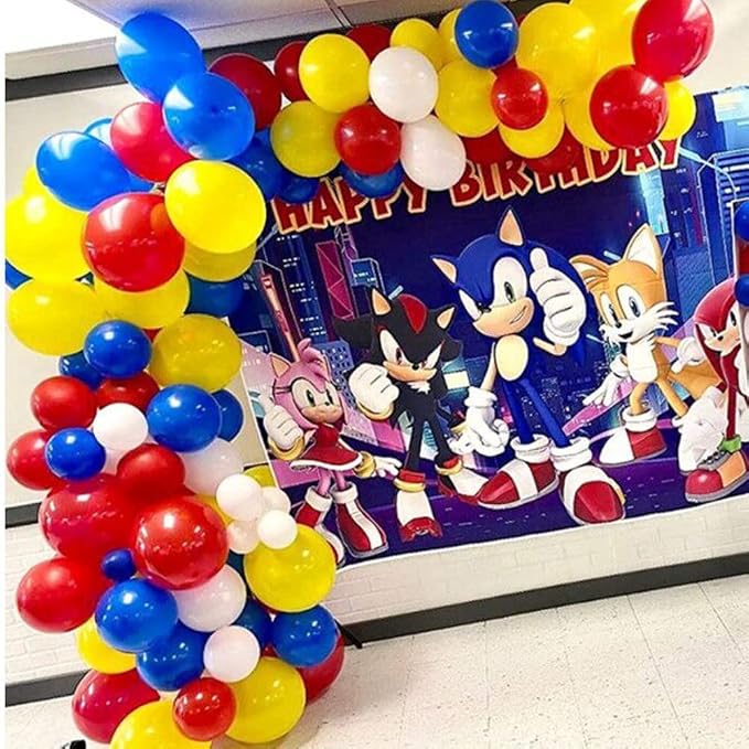 300 Pack Blue Red and Yellow Balloons - Image 5