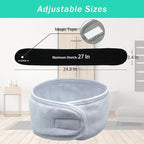 3 Pack Facial Spa Headband for Women - Adjustable, Non-Slip Terry Cloth Headband for Washing Face, Makeup, and Shower - Soft and Stretchable Hair Wrap