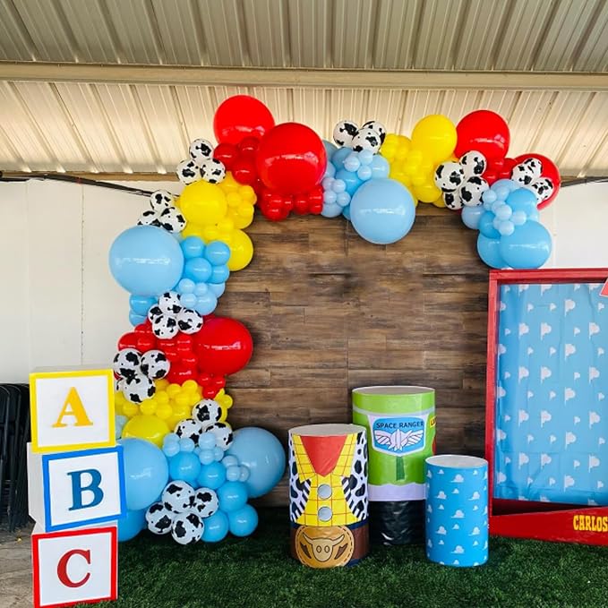 Blue Red Yellow Balloons - Image 4