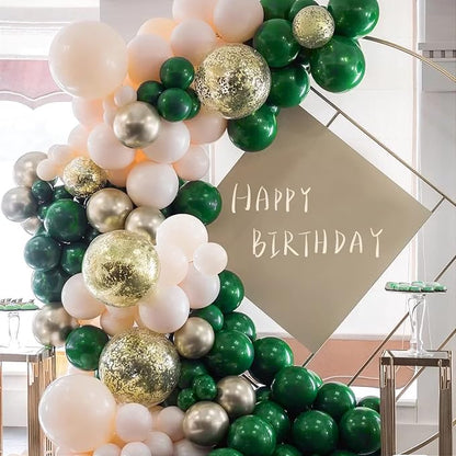 100 Pack Dark Green Balloons 12 inch, Dark Green Latex Balloons | Birthday - Image 5
