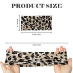 6-Piece Cute Headbands for Women, Stretchy Non Slip Thick Headband for Women’s Hair, Soft Elastic Head Bands for Yoga Running Sport Workout (Cheetah Print)