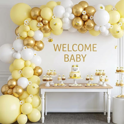 102pcs Pastel Yellow Balloons Garland Arch Kit, 18 12 10 5 Inch Balloons | - Image 5
