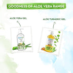 Mamaearth Aloe Vera Gel for Skin & Hair | Hydrates Dry Skin & Scalp | Reduces Sunburn & Wrinkles | Deep Nourishment for All Skin & Hair Types | 10.14 Fl Oz/300ml