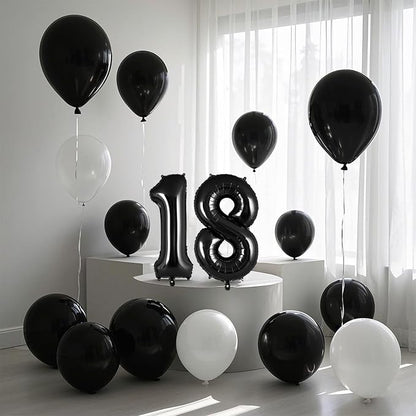 16 Inch Number 0-9 balloons, Small Mylar Numbers Balloon Custom Digital Balloons - Image 4