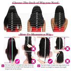 30 Inch Deep Wave Lace Front Wig Human Hair 13x4 Curly Wigs for Black Women Pre Plucked with Natural Baby Hair 180 Density Brazilian Virgin Lace Frontal Wet Wig Human Hair Natural Color