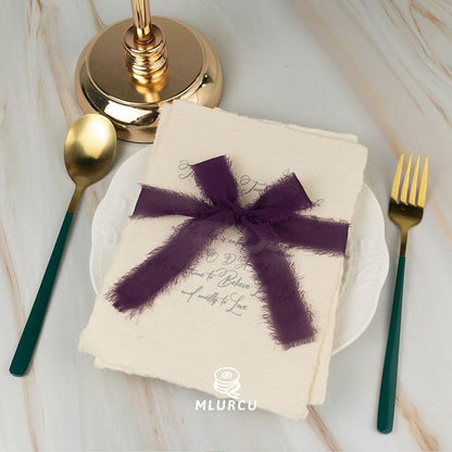 Purple Chiffon Ribbon - Image 6