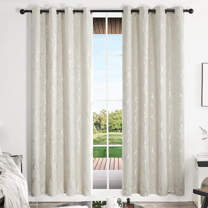 Deconovo Living Room Curtains 108 Inch Long, Thermal Insulated, Room Darkening - Image 2