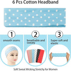 3PCS Headbands for Women Non Slip Elastic Sweat Hairbands Fashion Sports Hair Bands Soft Cloth Fabric Stretchy Headband for Workout Yoga Running