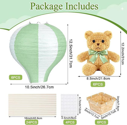 6 Sets Hot Air Balloon Decorations Table Centerpieces - Image 2