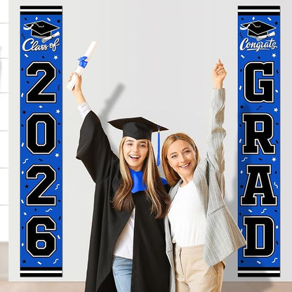 2026 Graduation Decorations, Congrats Grad Banner Backdrop - Image 5