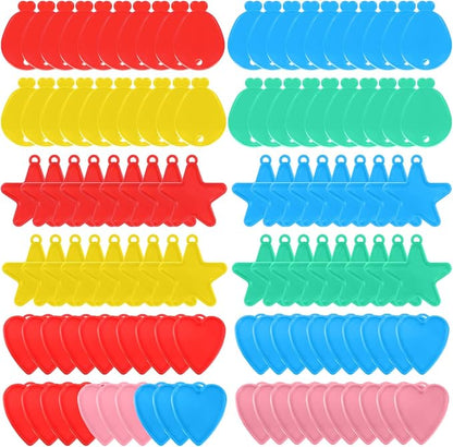 120 Pcs Balloon Weights Set, Plastic Decorative Weights by Unknown