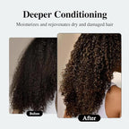 Hair Steamer for Natural Hair (Home Use) - 10-Speed Temperature Control, Fast Heating & Deep Strand Nourishment