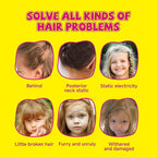 SEVICH Kids Hair Gel for Girls & Boys (Pack of 2) - Hair Finishing Stick Styling Gel for Kids, Plant-Based Formula with Comb Design, Frizz Control & Easy Wash (Cartoon Bottle) 80ml