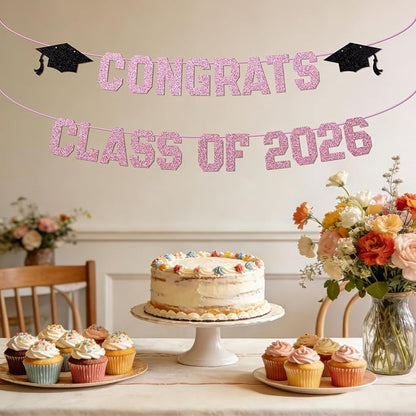 Pre-Strung Congrats Banner for Graduation - Image 4