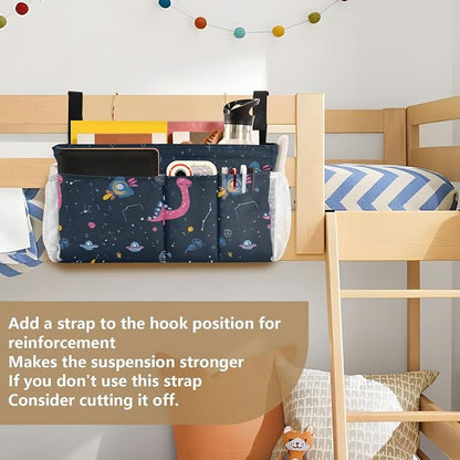 Bedside Caddy Metal Frame Hanging Organizer Bunk Bed Dorm Accessories Hook And - Image 6